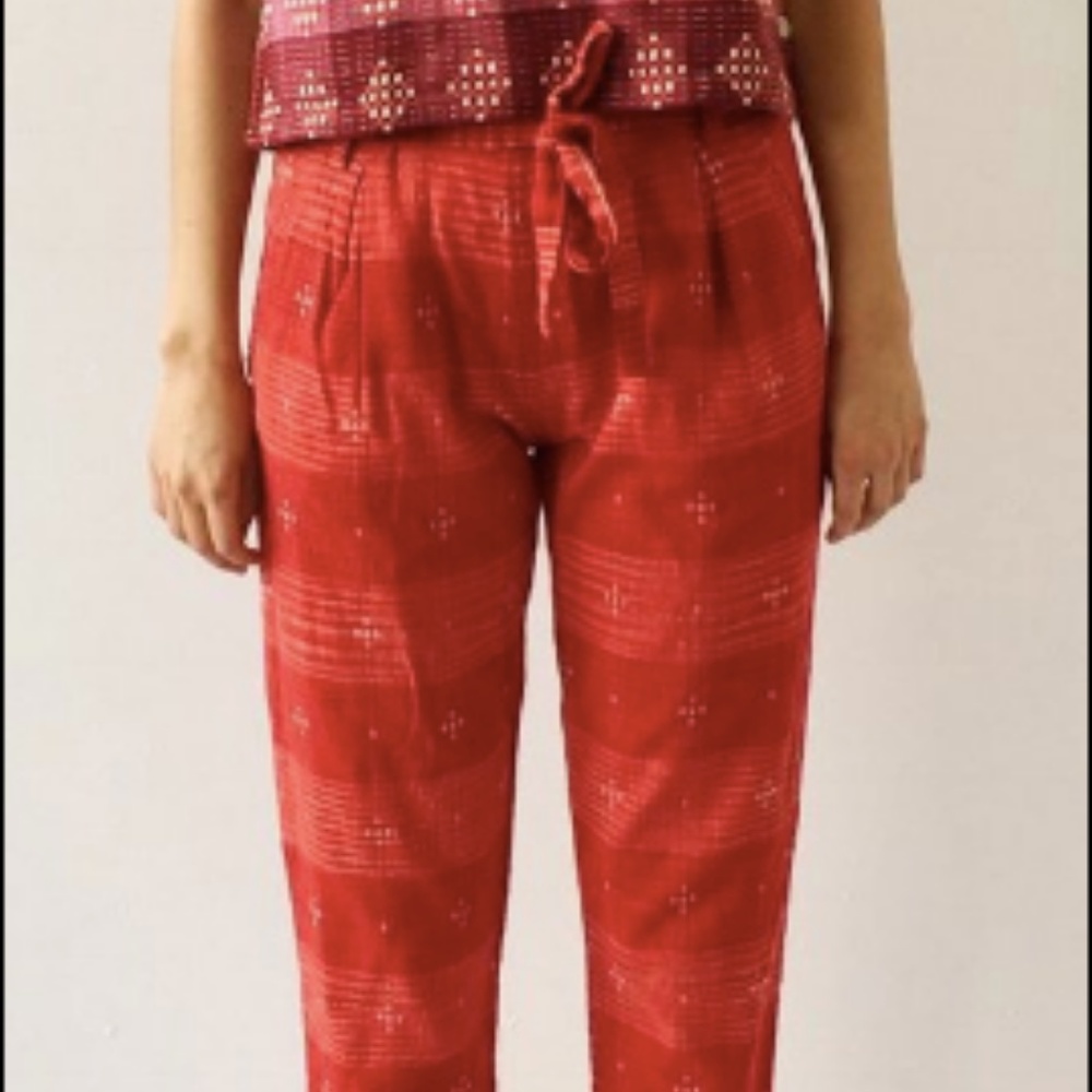 Ace & Jig Stafford Pants in Cardinal - Picture 3 of 9